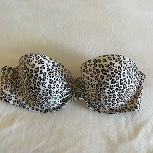 Cheetah print swim top